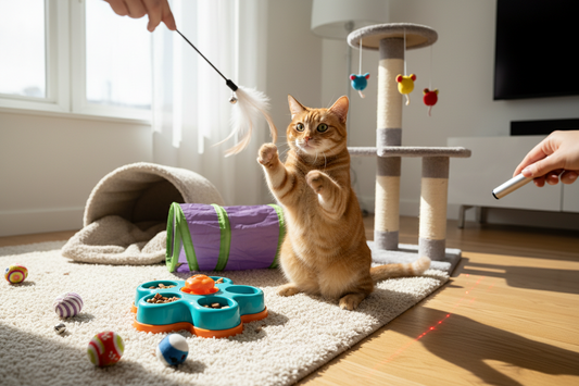 Les meilleurs jouets pour chats d’intérieur pour prévenir l’ennui et le stress