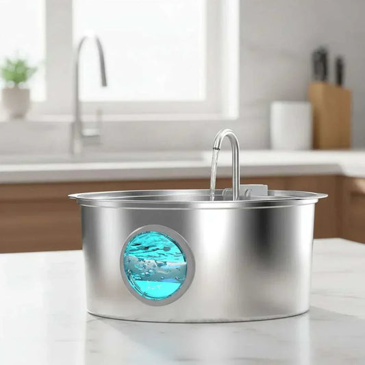 Fontaine à eau en acier inoxydable