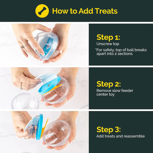 Jouet balle à friandises