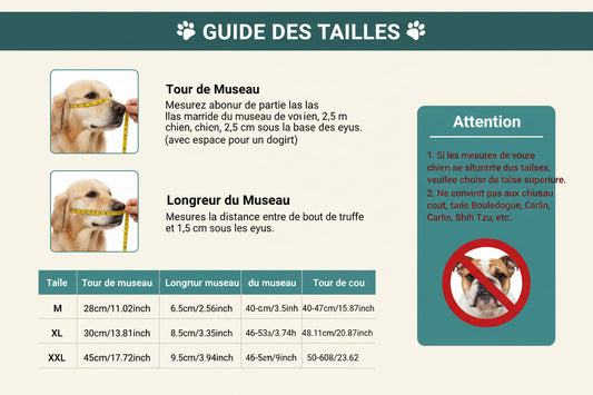 Protection Muzzle chien